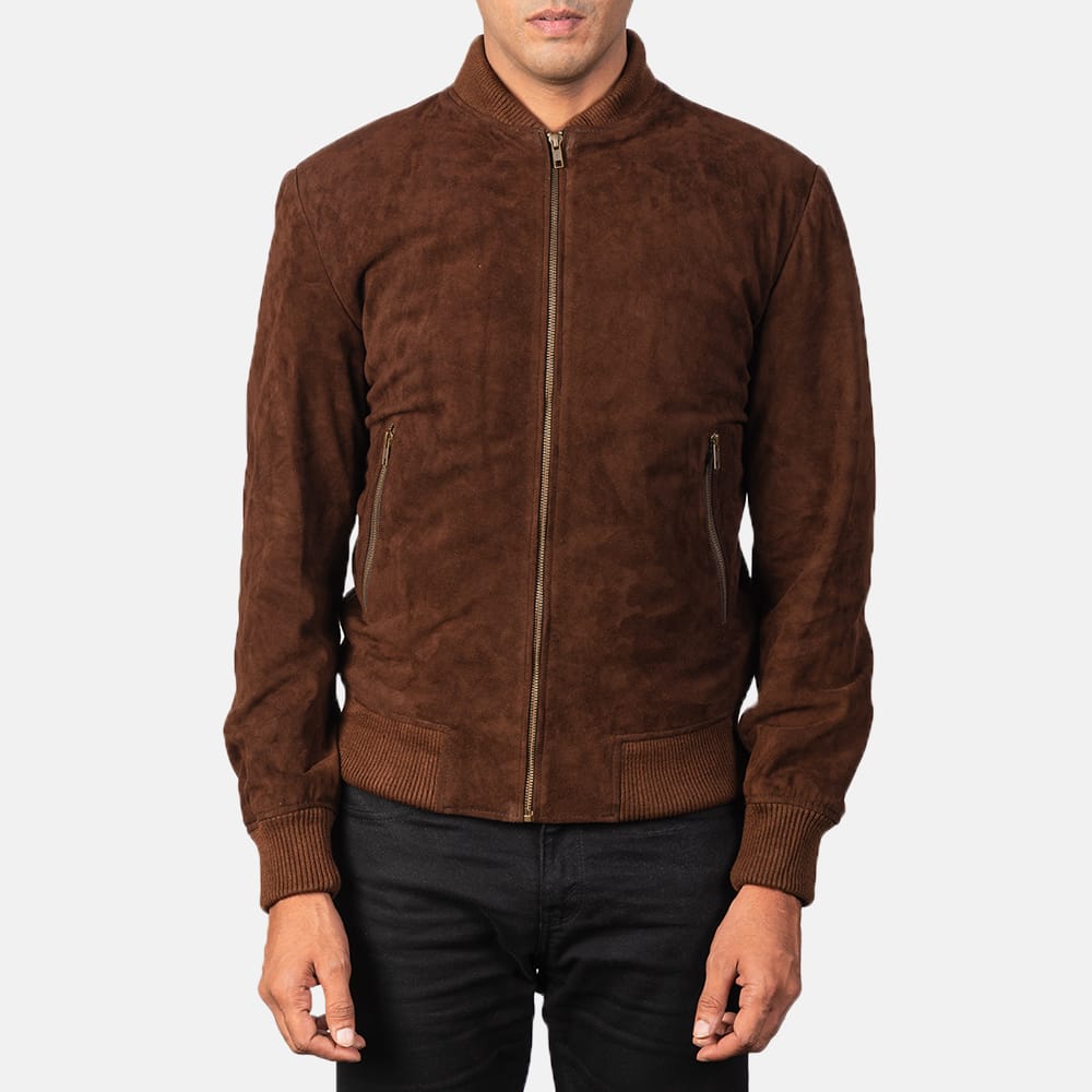Real suede leather jacket – Billy Impex
